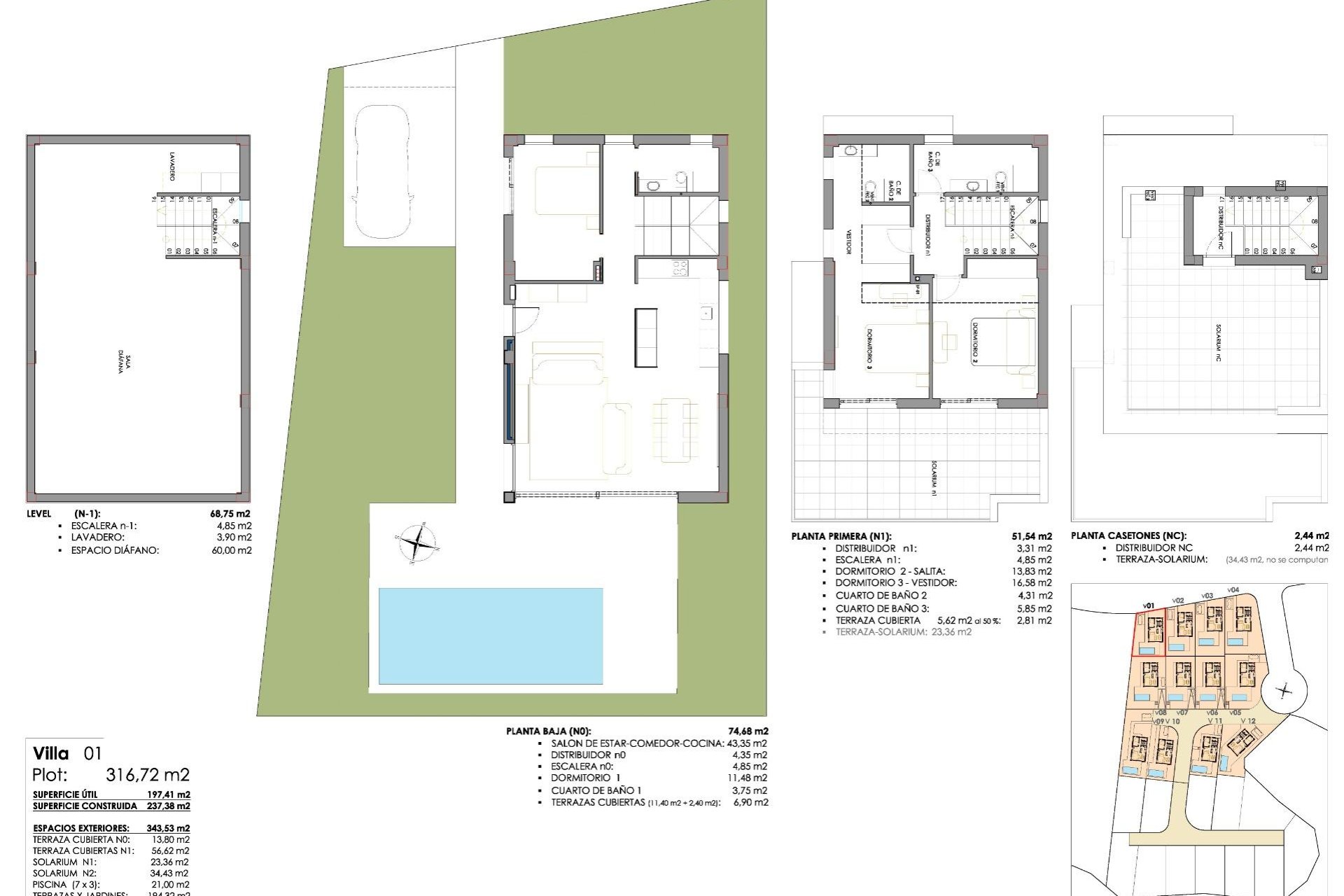Obra nueva - Independiente / Villa -
San Miguel de Salinas - Cerro Del Sol