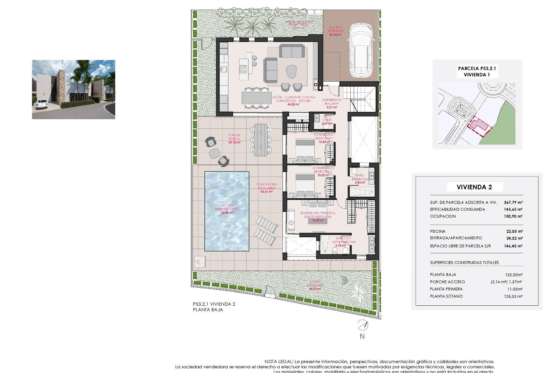 Obra nueva - Independiente / Villa -
Torre Pacheco - Santa Rosalía
