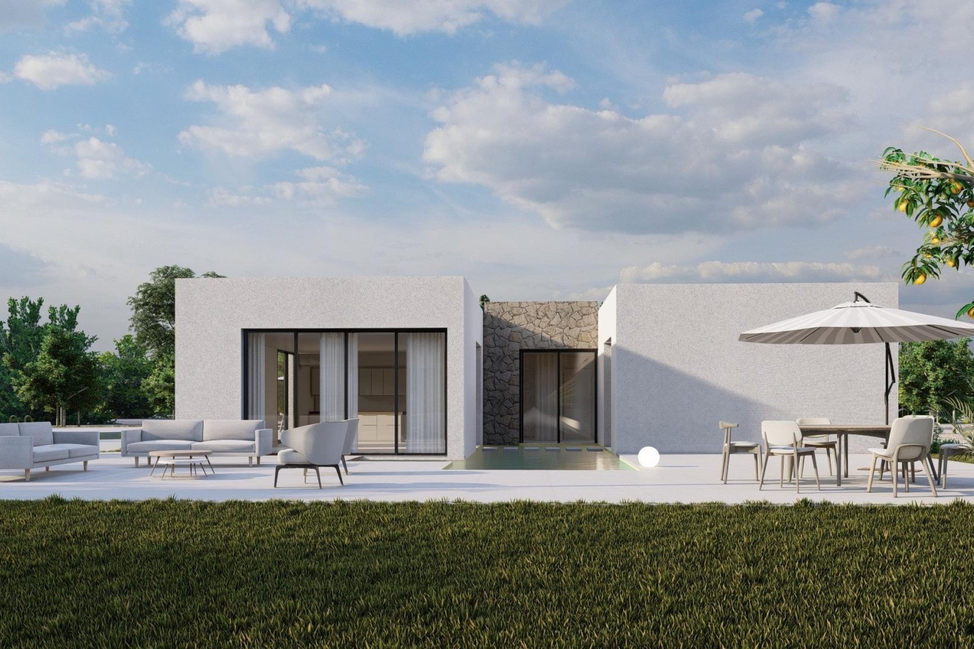 Obra nueva - Villa -
Algorfa - Lomas De La Juliana