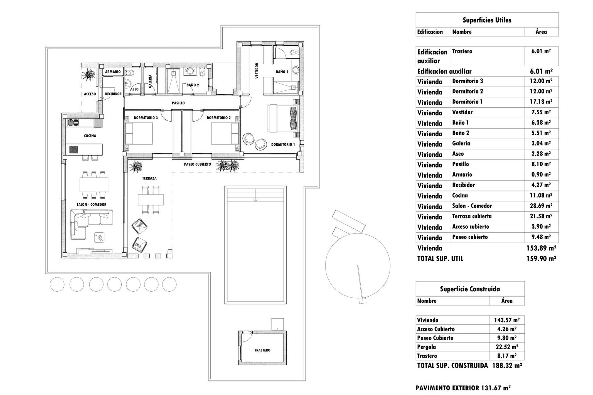 Obra nueva - Villa -
Aspe - Poligono 19