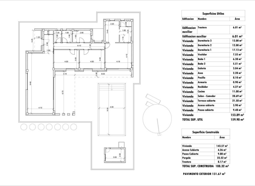 Obra nueva - Villa -
Aspe - Poligono 19