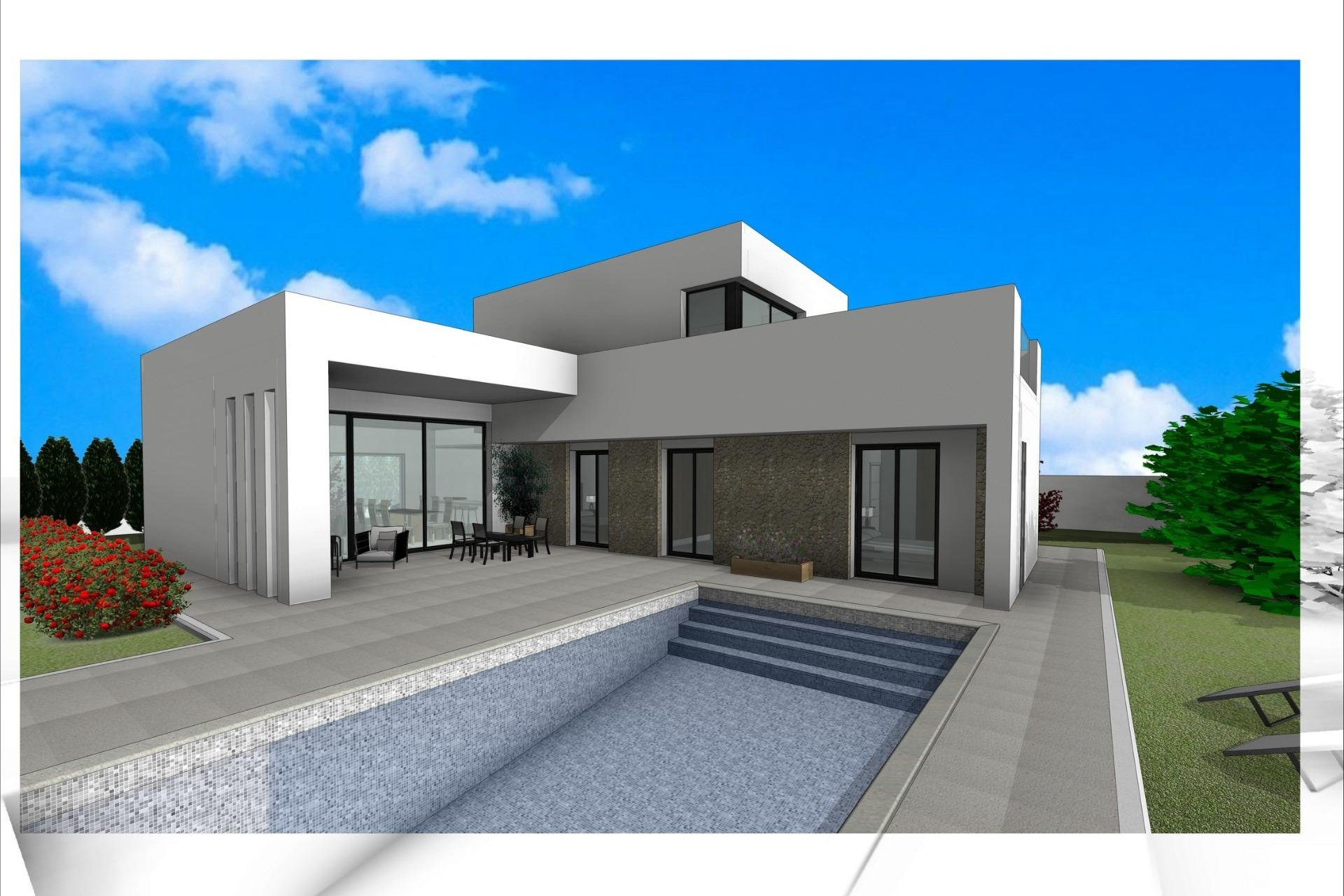 Obra nueva - Villa -
Aspe - Poligono 19