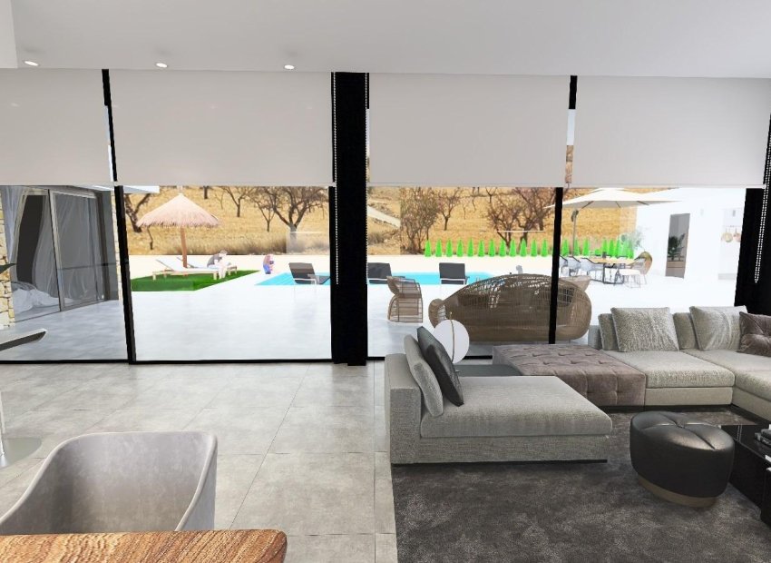 Obra nueva - Villa -
Aspe - Poligono 19
