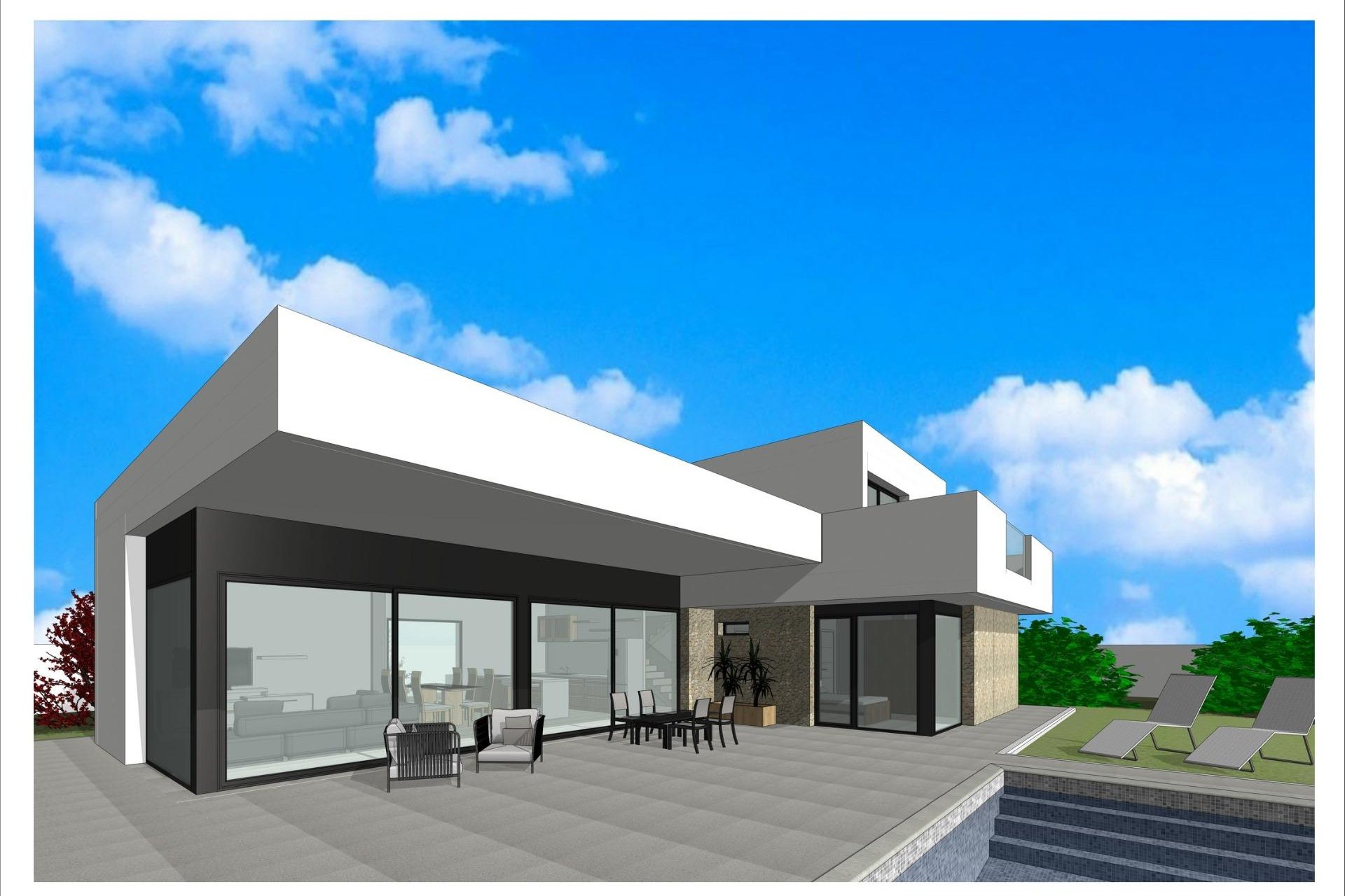 Obra nueva - Villa -
Aspe - Poligono 19