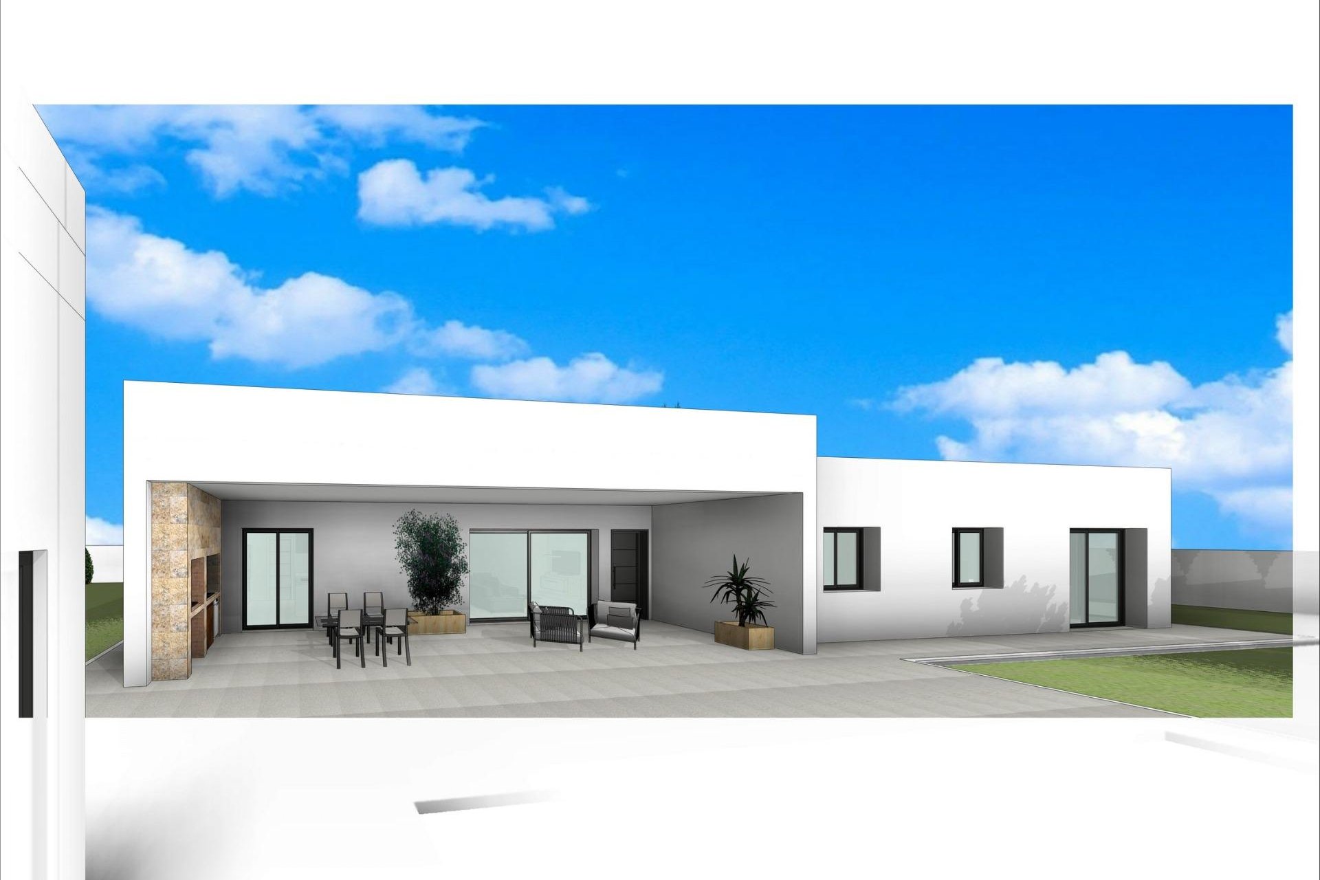 Obra nueva - Villa -
Aspe - Poligono 19