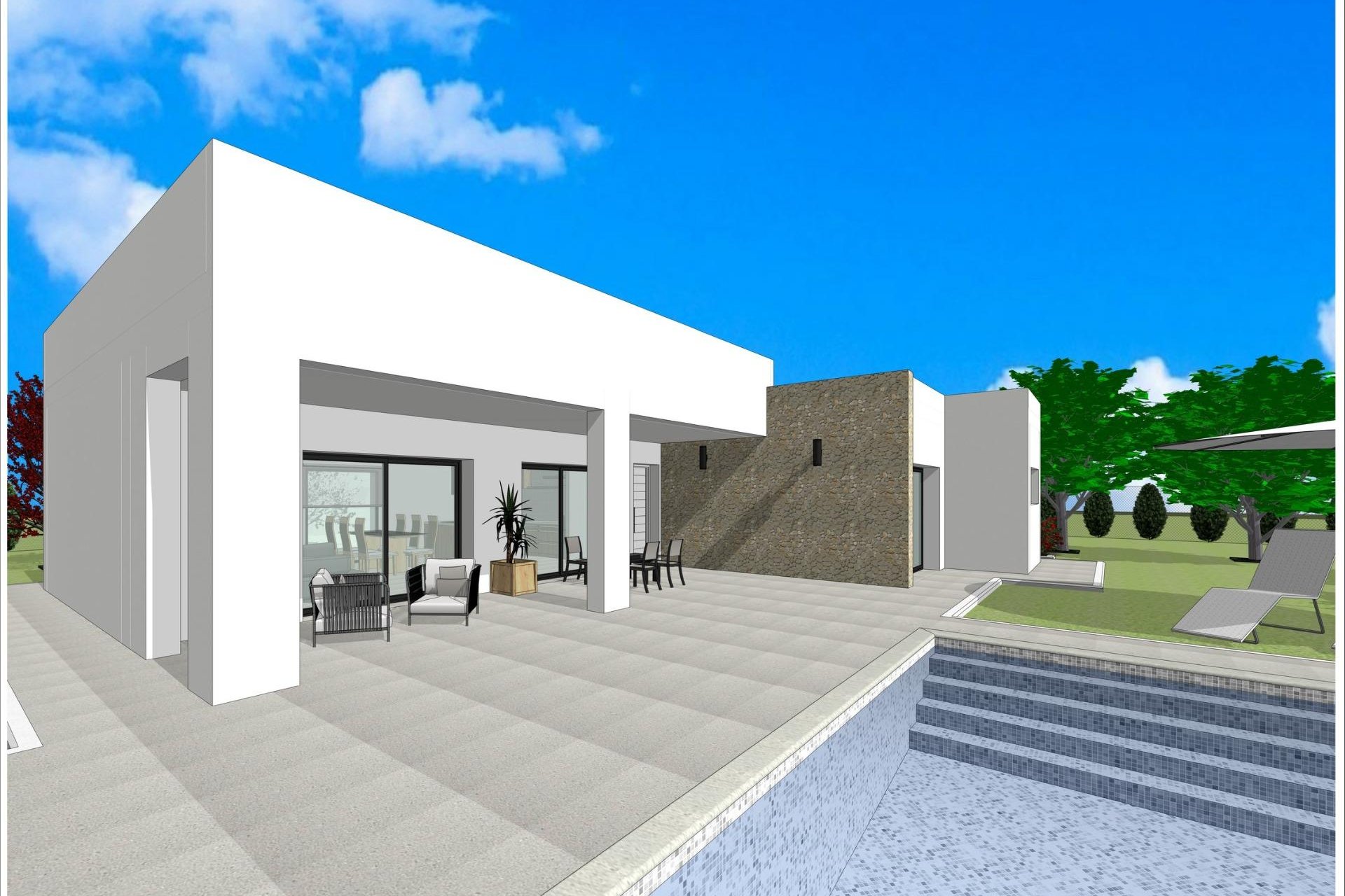 Obra nueva - Villa -
Aspe - Poligono 19