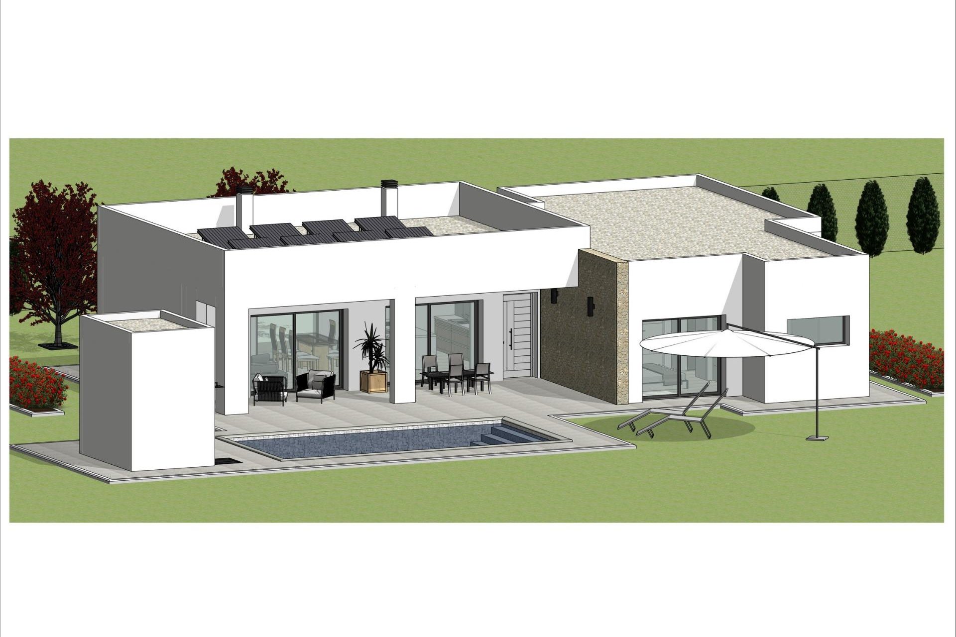 Obra nueva - Villa -
Aspe - Poligono 19