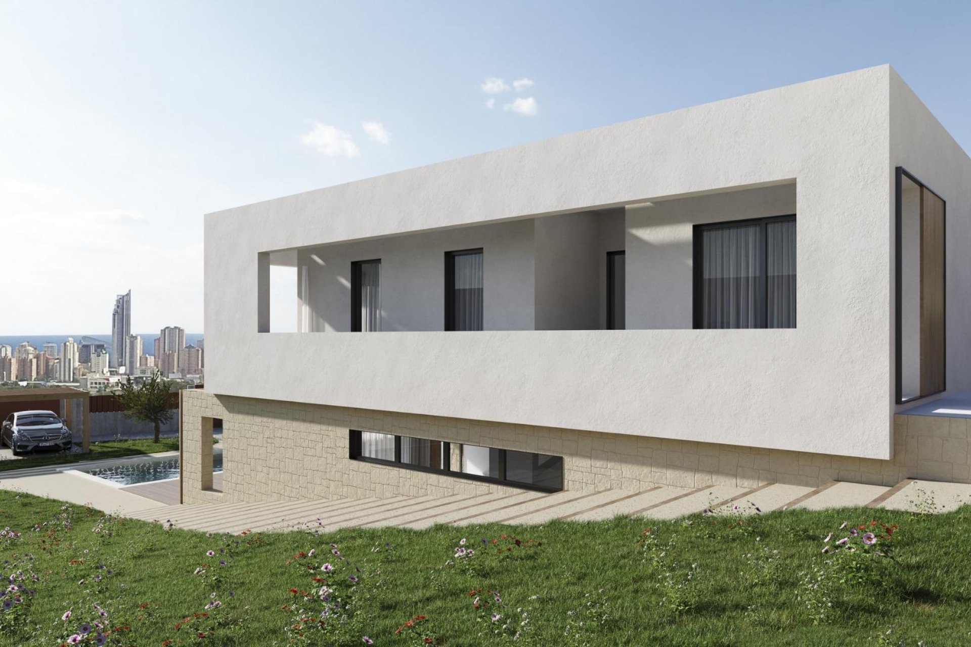 Obra nueva - Villa -
Finestrat - Campana Garden