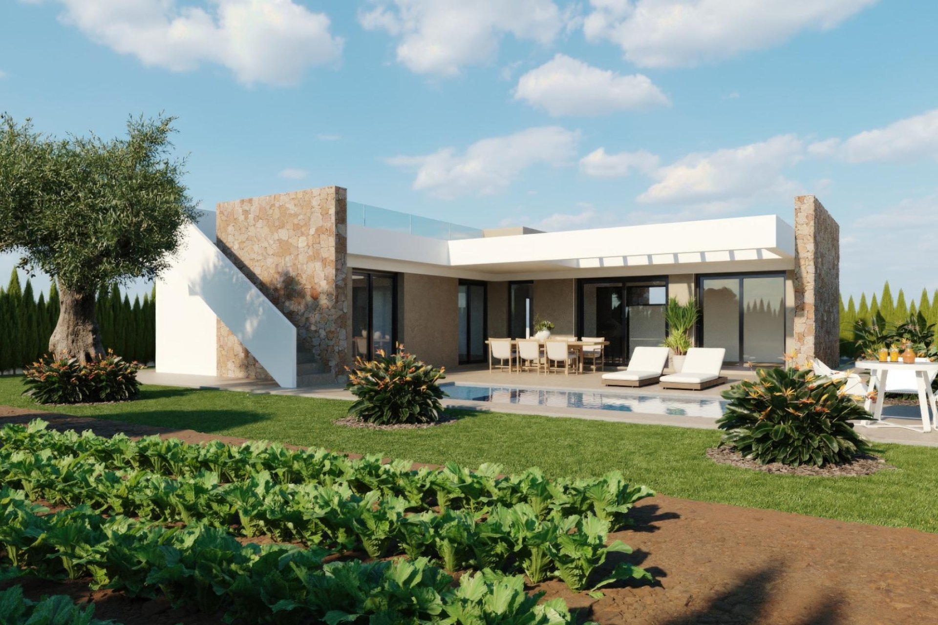 Obra nueva - Villa -
Fuente Álamo - Hacienda del Alamo