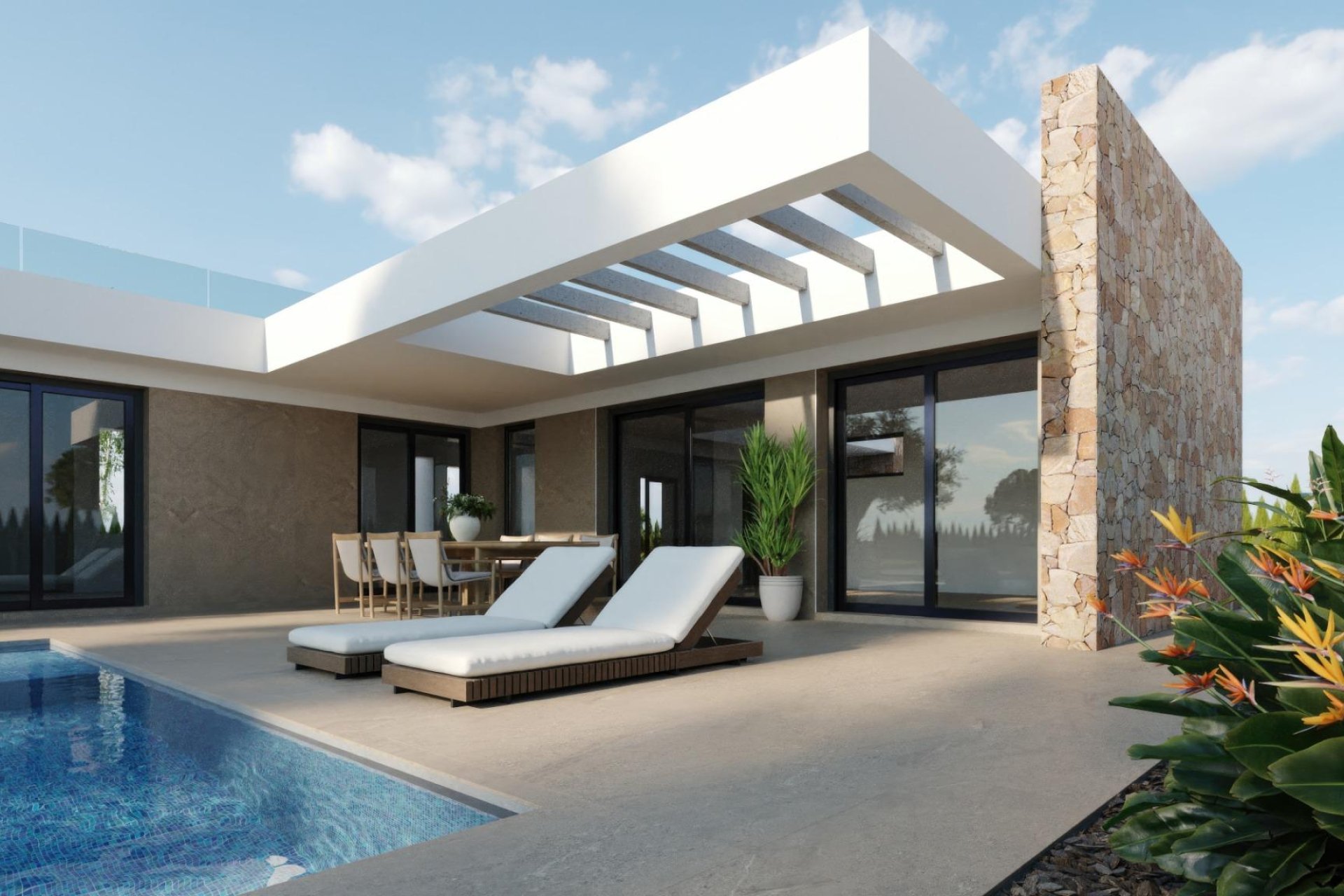 Obra nueva - Villa -
Fuente Álamo - Hacienda del Alamo