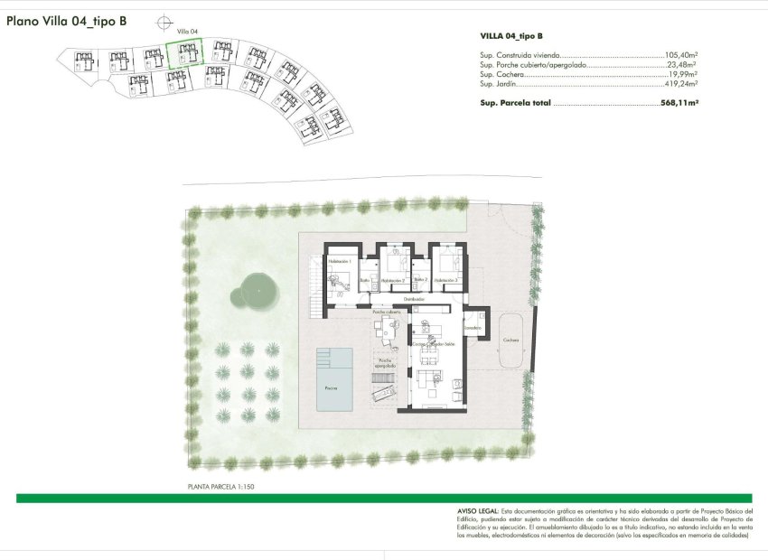 Obra nueva - Villa -
Fuente Álamo - Hacienda del Alamo