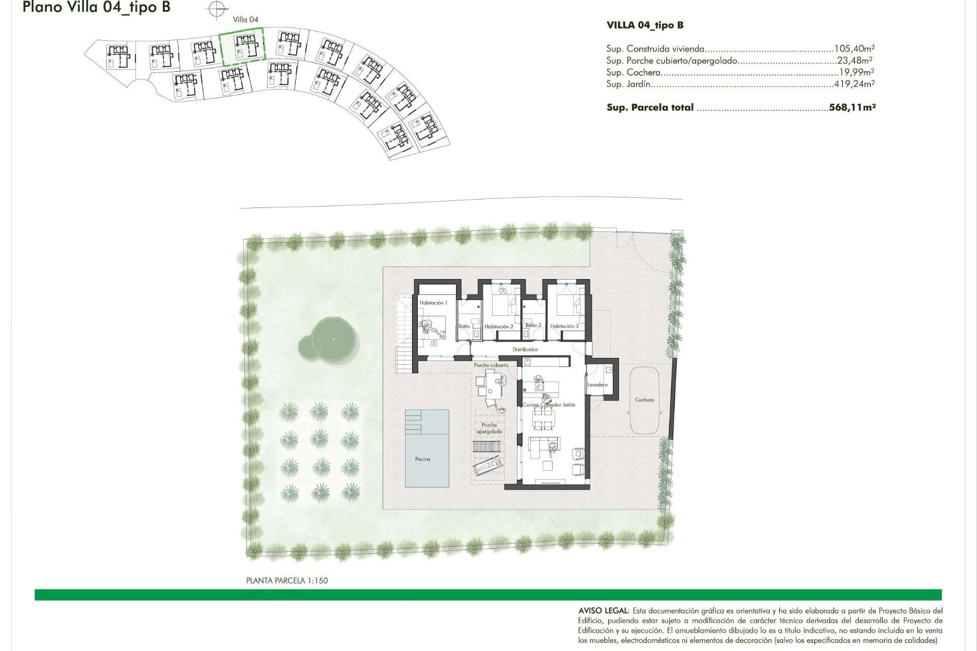 Obra nueva - Villa -
Fuente Álamo - Hacienda del Alamo