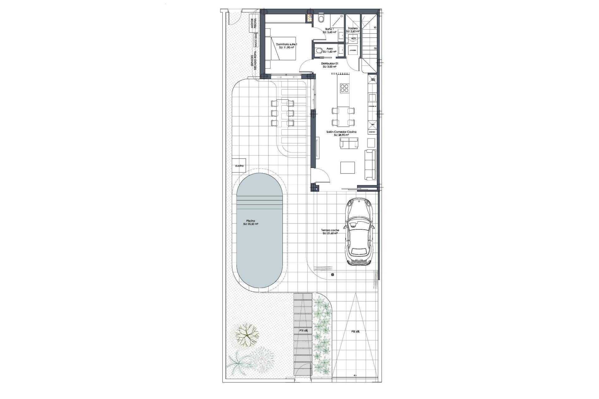 Obra nueva - Villa -
Los Alcazares - Serena Golf