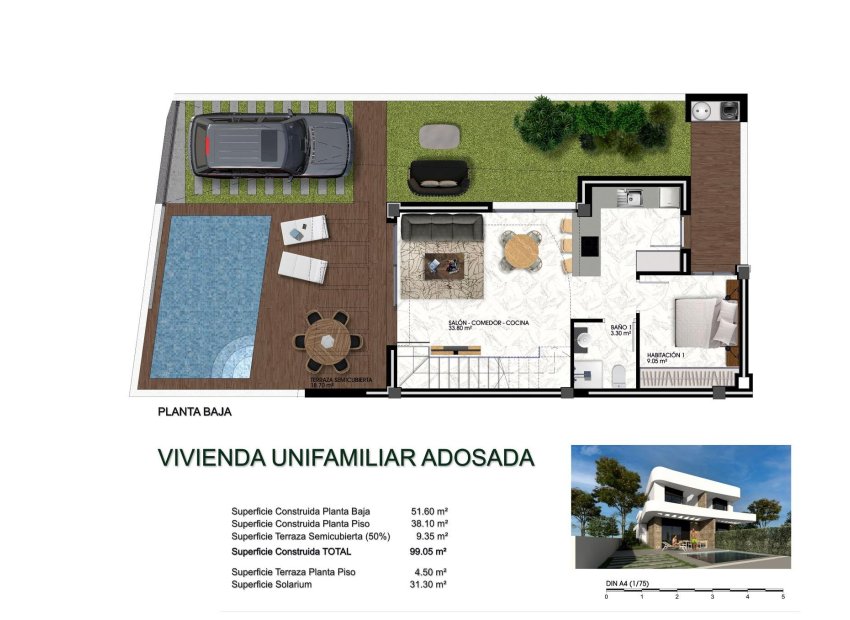 Obra nueva - Villa -
Los Montesinos - La Herrada