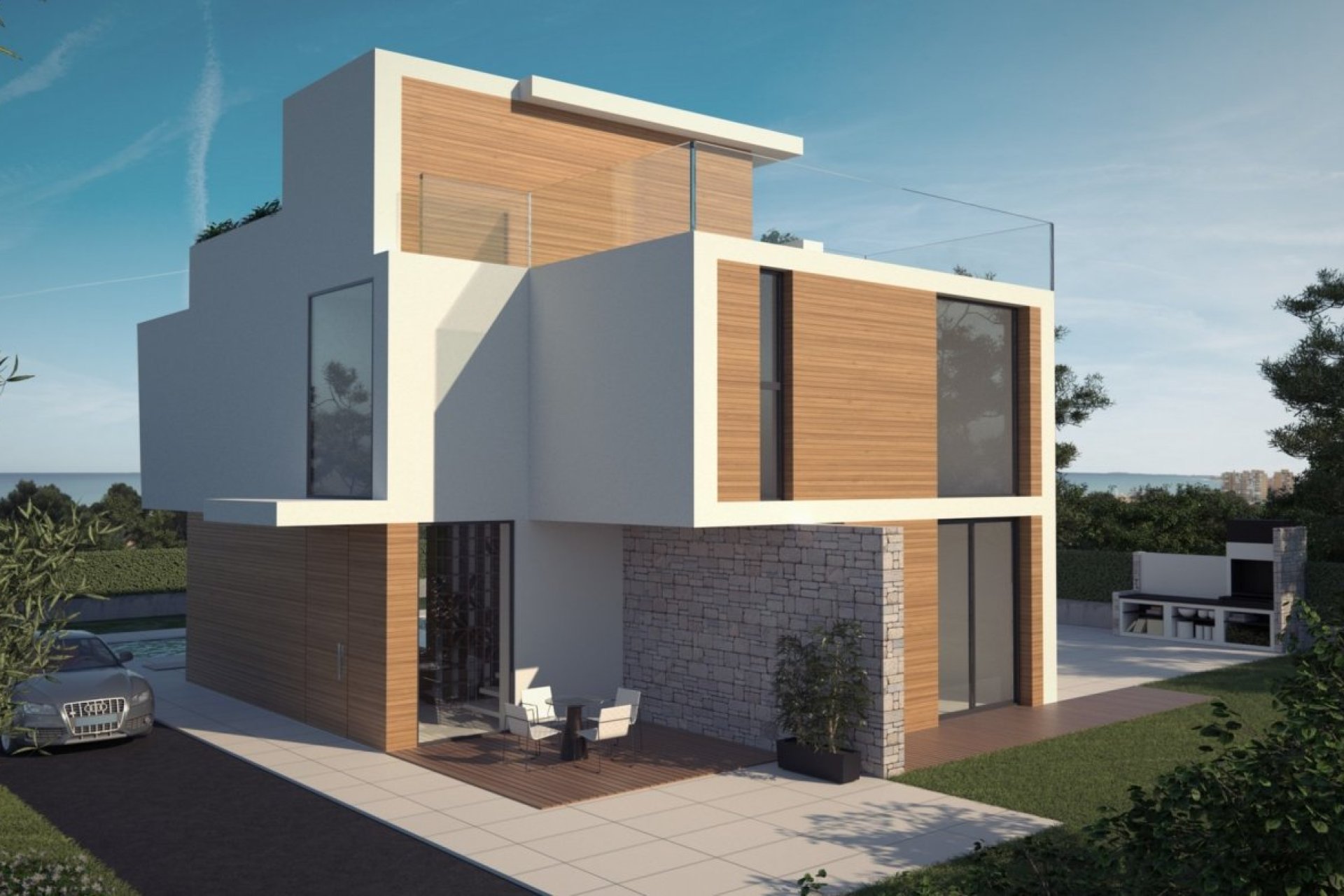 Obra nueva - Villa -
Orihuela Costa - Campoamor