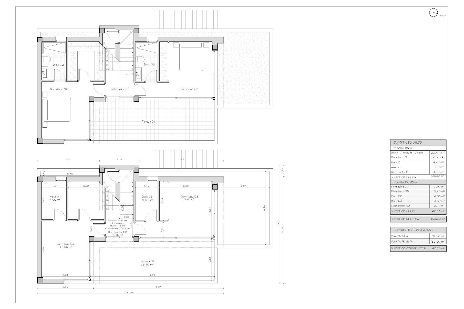 Obra nueva - Villa -
Orihuela Costa - Villamartín