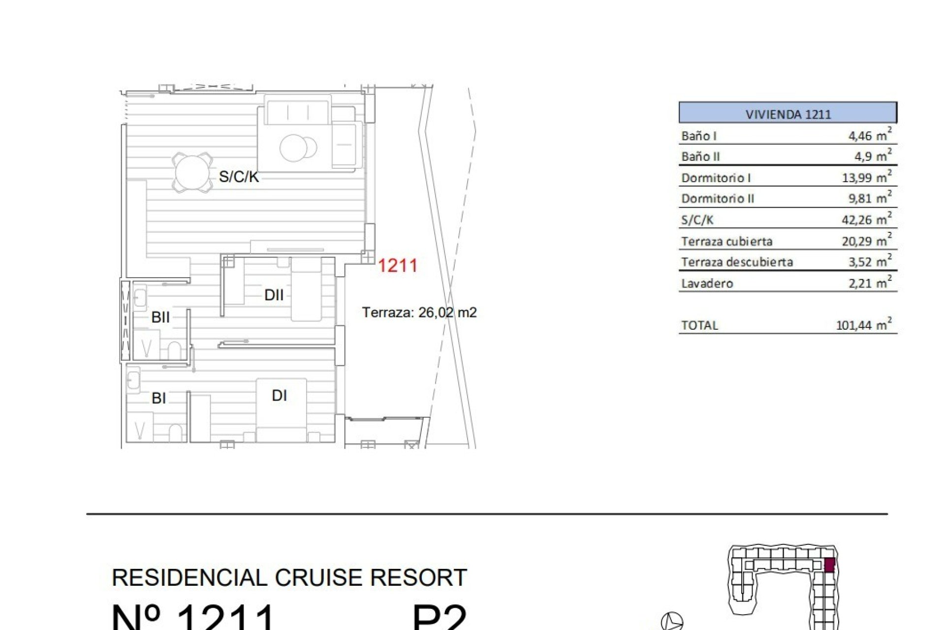 Reventa - Apartamento -
San Miguel de Salinas