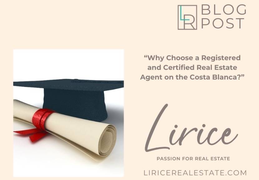 Why Choose a Registered and Certified Real Estate Agent on the Costa Blanca?