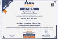 Diploma de agente inmobiliario Linda Van Uffelen