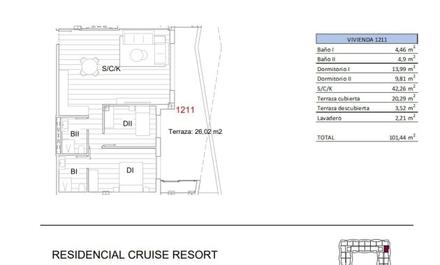 Reventa - Apartamento -
San Miguel de Salinas