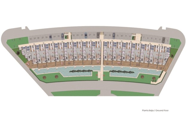 Nieuwbouw Woningen - Bungalow -
Pilar de la Horadada - pueblo