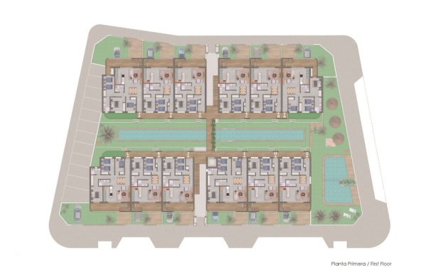 Nieuwbouw Woningen - Bungalow -
Pilar de la Horadada - pueblo