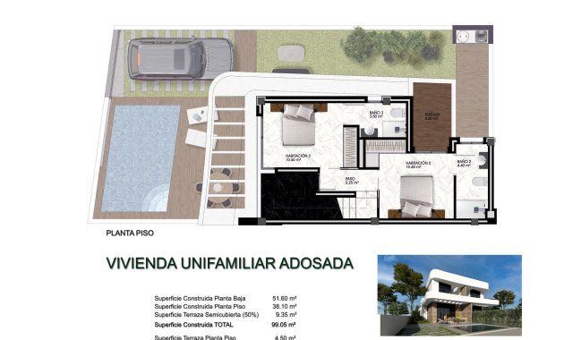 Obra nueva - Villa -
Los Montesinos - La Herrada