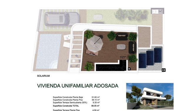 Obra nueva - Villa -
Los Montesinos - La Herrada