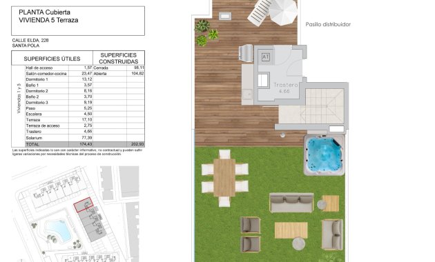 Obra nueva - Ático -
Santa Pola - Playa Tamarit