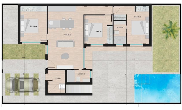 Nouvelle construction - Villa -
Torre Pacheco - Roldán