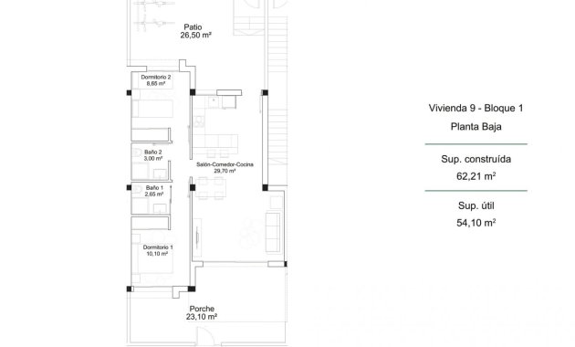 Nieuwbouw Woningen - Bungalow -
Orihuela Costa - PAU 26