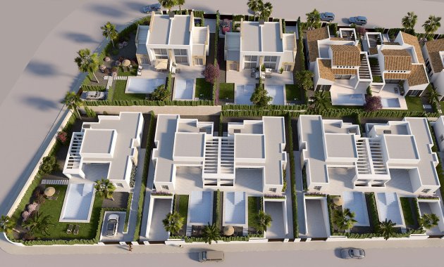 Obra nueva - Casa adosada -
Algorfa - La Finca Golf