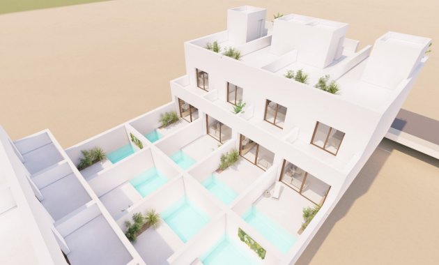 Nieuwbouw Woningen - Rijwoning -
San Javier - pueblo