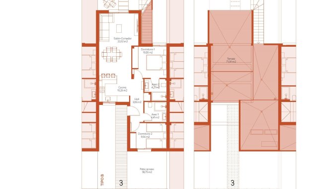 Nieuwbouw Woningen - Rijwoning -
Banos y Mendigo - Altaona Golf