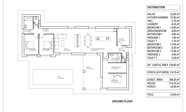 Nouvelle construction - Villa -
Pinoso - Lel