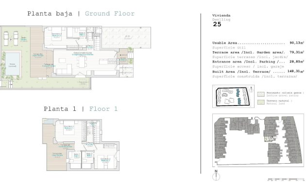 Nieuwbouw Woningen - Rijwoning -
El Verger - Playa de La Almadraba