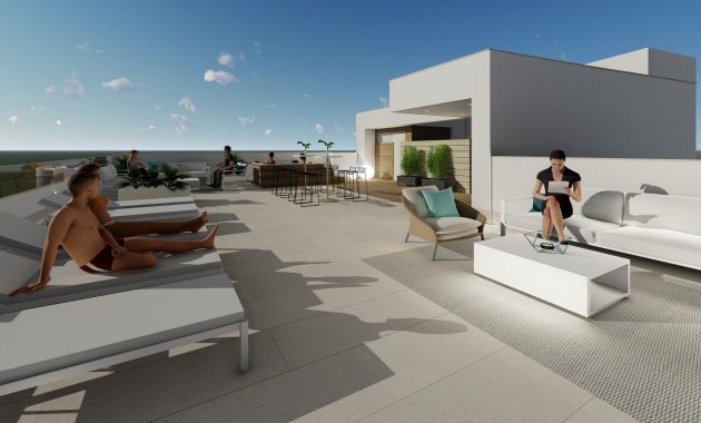 Neue Gebäude - Penthouse -
Torrevieja - Playa del Cura