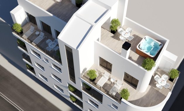 Obra nueva - Apartamento -
Torrevieja - Centro