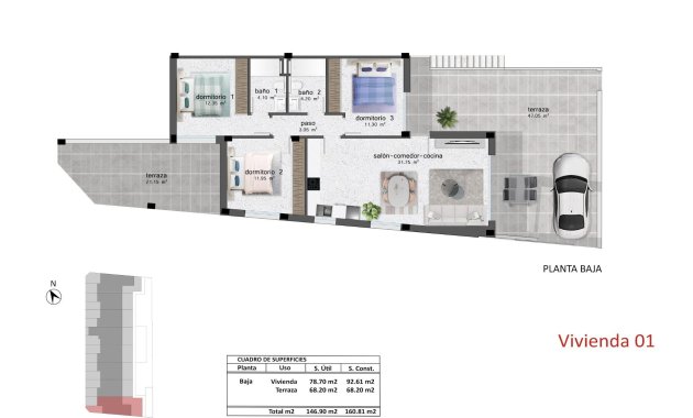 Nieuwbouw Woningen - Bungalow -
Pilar de la Horadada - Polígono Industrial Zona Raimundo Bened