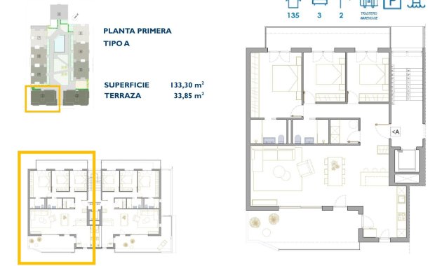 Nouvelle construction - Appartement -
San Pedro del Pinatar - Pueblo