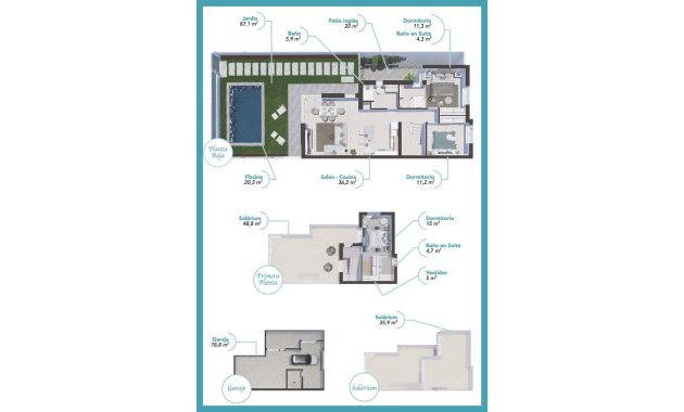 Nieuwbouw Woningen - Villa -
Los Alcazares - Torre del Rame