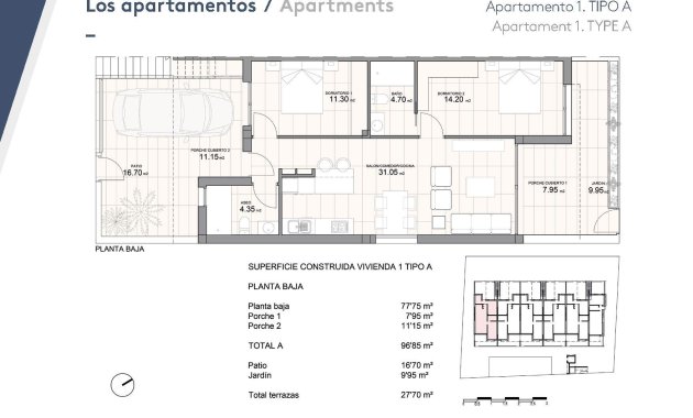 Nieuwbouw Woningen - Bungalow -
Pilar de la Horadada - Zona Pueblo