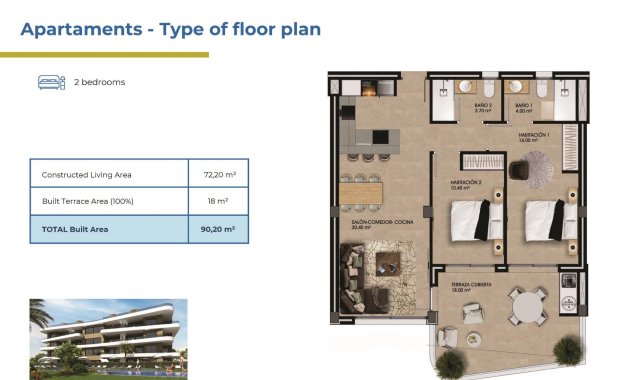 Nieuwbouw Woningen - Appartement -
Orihuela Costa - La Ciñuelica