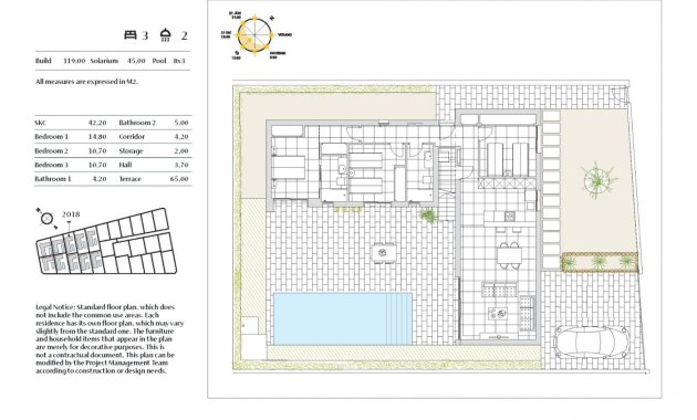 Obra nueva - Villa -
Algorfa - La Finca Golf