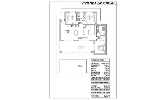 Obra nueva - Villa -
Pinoso - Lel