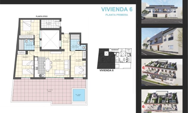 Obra nueva - Ático -
Pilar de la Horadada - pueblo