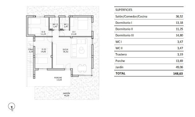 Obra nueva - Bungalow -
San Miguel de Salinas - Pueblo