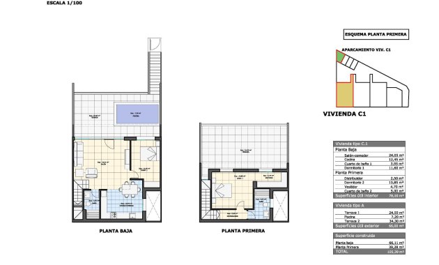 Nieuwbouw Woningen - Bungalow -
Pilar de la Horadada - pueblo