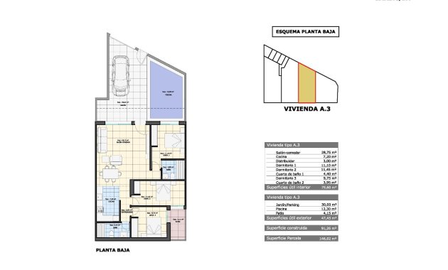 Obra nueva - Bungalow -
Pilar de la Horadada - pueblo