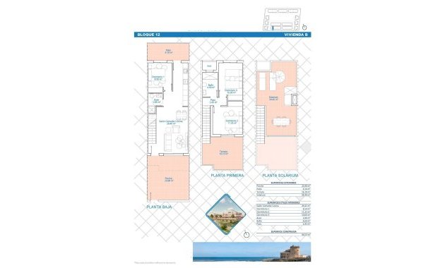 Nieuwbouw Woningen - Rijwoning -
Pilar de la Horadada - Lo Monte